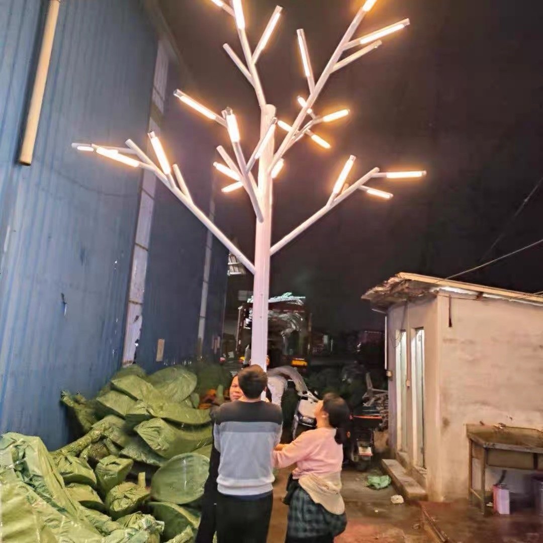 Factory customized landscape park shopping center decorative lights 2M3M4M5M6M garden lamp post lights