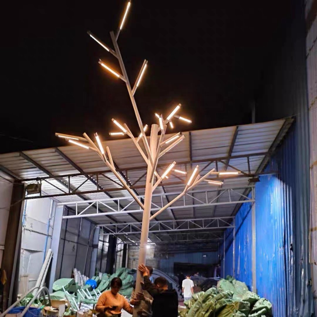 Factory customized landscape park shopping center decorative lights 2M3M4M5M6M garden lamp post lights