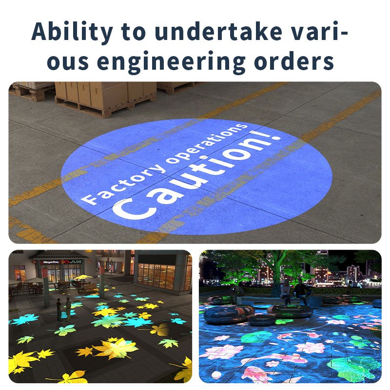 Wall logo Gobo Projector Outdoor Waterproof IP67 200W/300W/600W High Power Projection Lamp Customized LED Advertising Lights