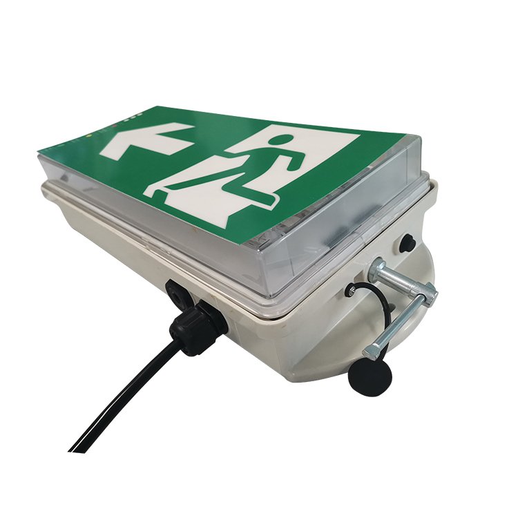 Factory Supplier 3W Exit Sign Light Explosion Proof Running Man Green Letter Arrow Emergency Exit Light Sign UL924 Listed