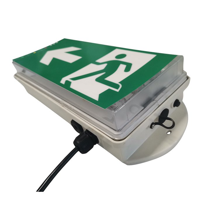 Factory Supplier 3W Exit Sign Light Explosion Proof Running Man Green Letter Arrow Emergency Exit Light Sign UL924 Listed