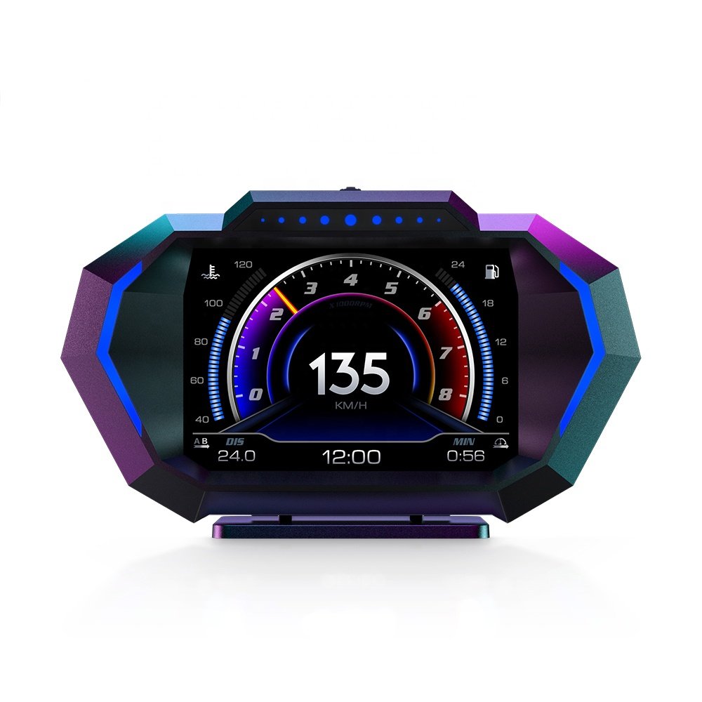 Automotive OBD2 Meter P24 Diagnostic Tool GPS Ramp Meter Fast Refresh Rate automatic meter