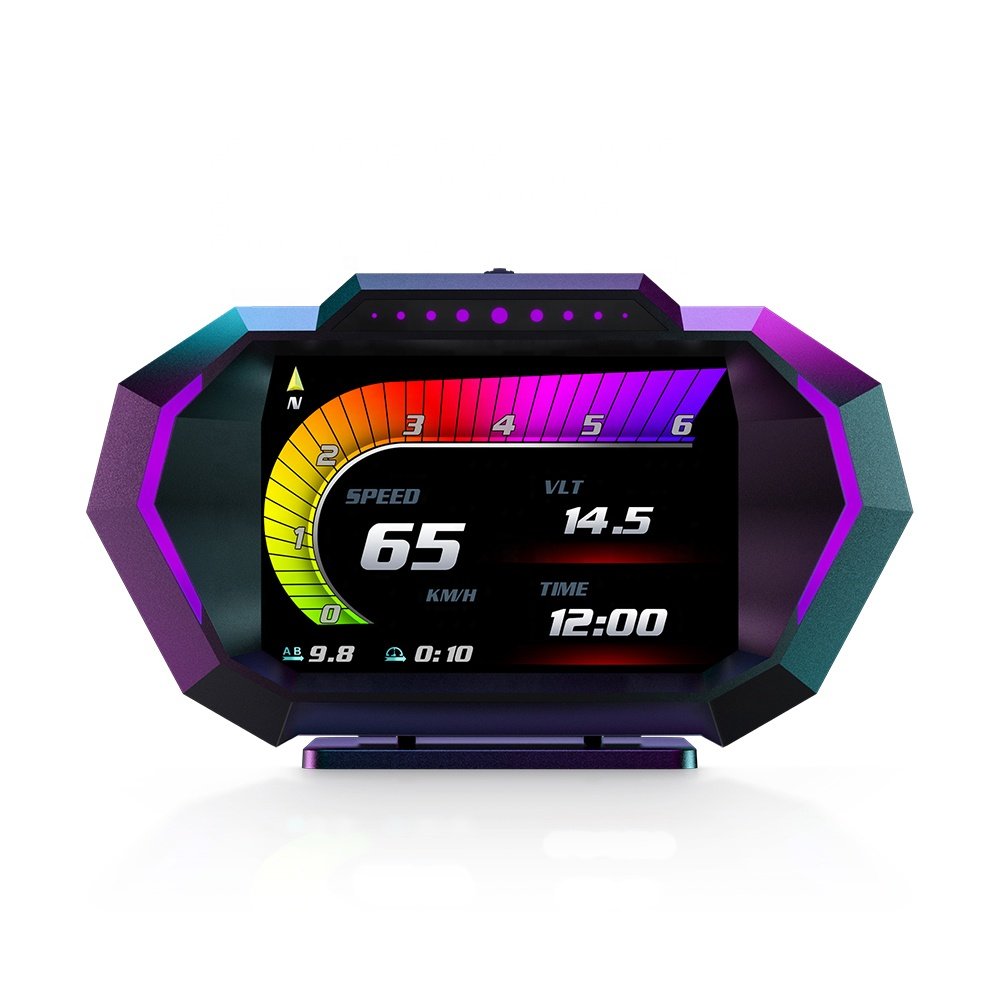 Automotive OBD2 Meter P24 Diagnostic Tool GPS Ramp Meter Fast Refresh Rate automatic meter