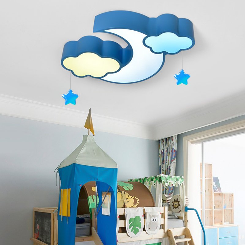Creative Cloud LED Pendant Light 60cm 80cm 100cm Kindergarten Nursery Day Care Ceiling Lamp 85-265V Bedroom Lighting Lights