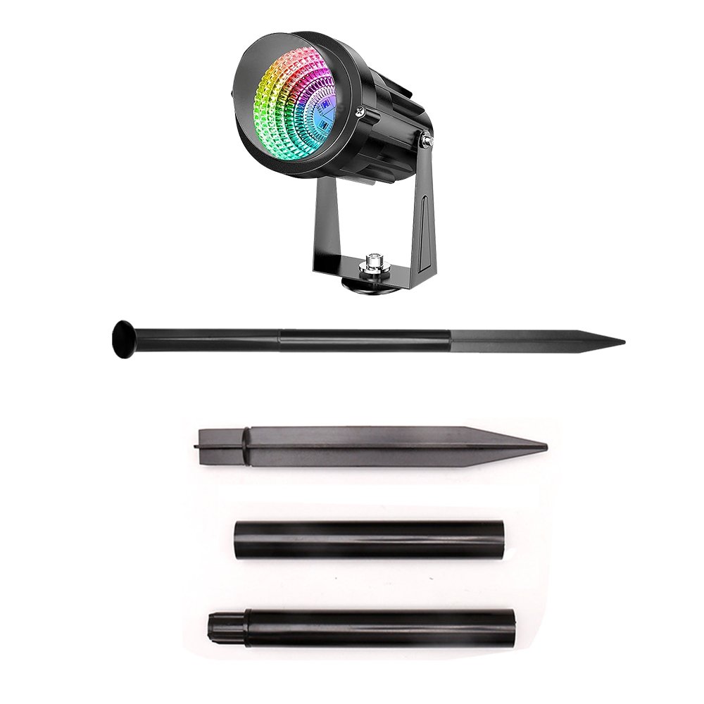 12W Led Garden Light Dmx512 RGBW Tree Spotlight Color Outdoor IP65 Waterproof Landscape Lighting Spotlight