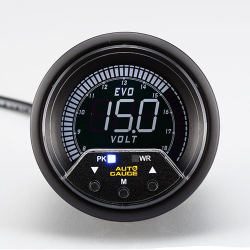 60mm Excellent Tuning Digital 4 Colors Electrical Auto Volt Meter Gauge