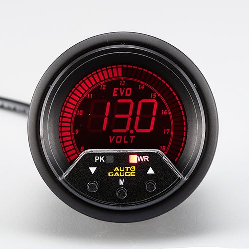 60mm Excellent Tuning Digital 4 Colors Electrical Auto Volt Meter Gauge