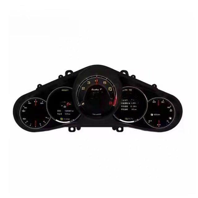 Bosstar 12.3'' LCD Car Dashboard Instrument Digital Cluster Linux System for Porsche 911 2012-2019 Car Auto Meter Speedometer