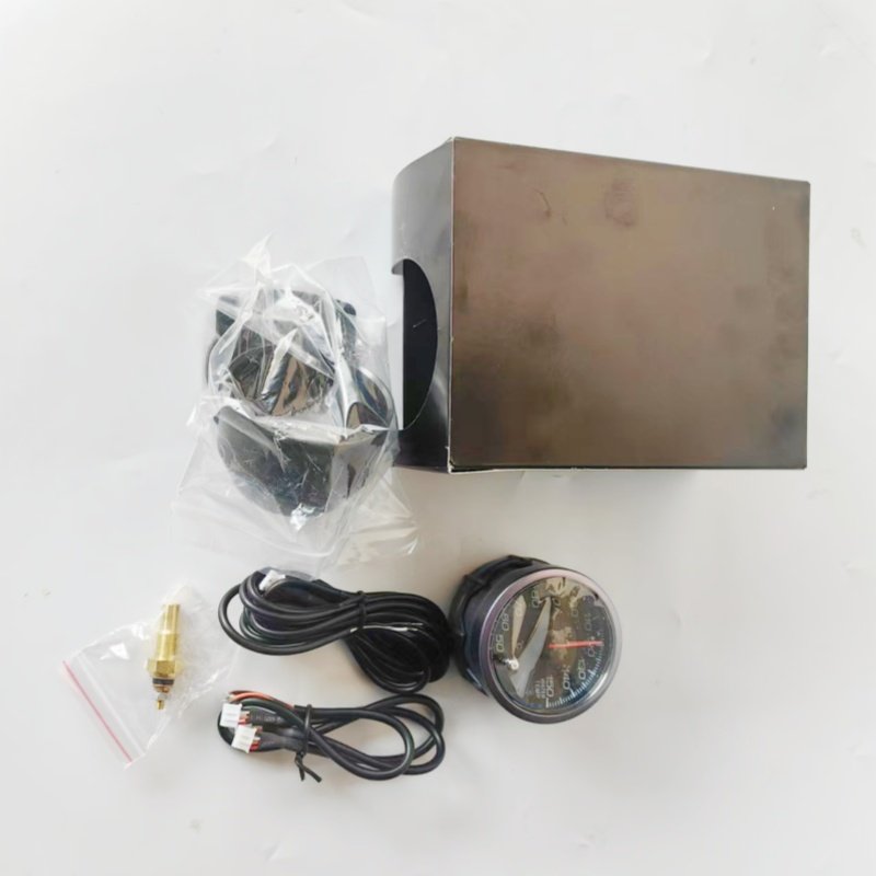 Car Meter 60mm 620 Series Pointer Oil Temperature Gauge 50-150 Automotive Modified Instrument Panel Digital Display Led