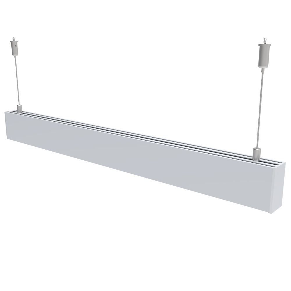 LED Profile Modern Pendant Lighting Suspended Mounted 33X60mm Linear Light Fixture LED Chandelier for Office Commerical Ceiling