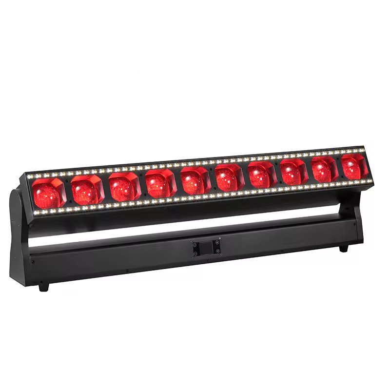 NEW Coming 10X60W Zoom LED Wall Washer bar Moving Head Light RGBW 4in1 Blacklight bar Light Stage Light