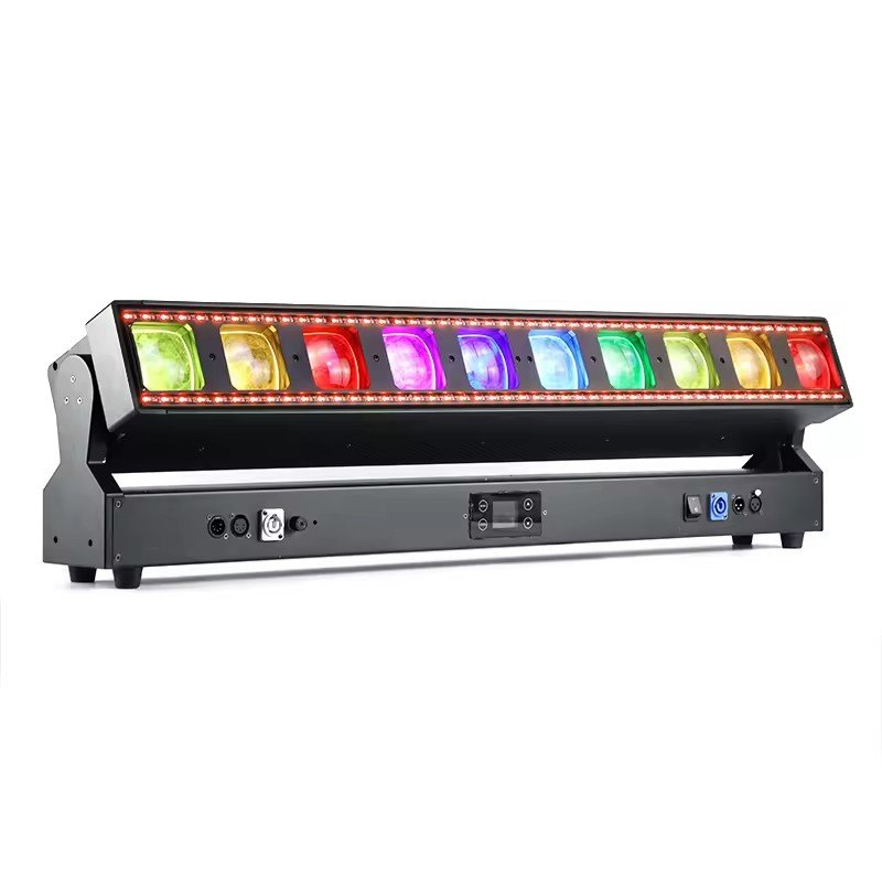 NEW Coming 10X60W Zoom LED Wall Washer bar Moving Head Light RGBW 4in1 Blacklight bar Light Stage Light