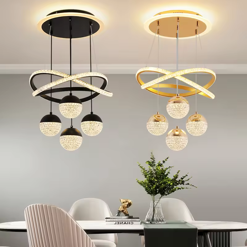 Creative Personality Fashion Light Luxury Modern Bedroom Hotel Chandelier