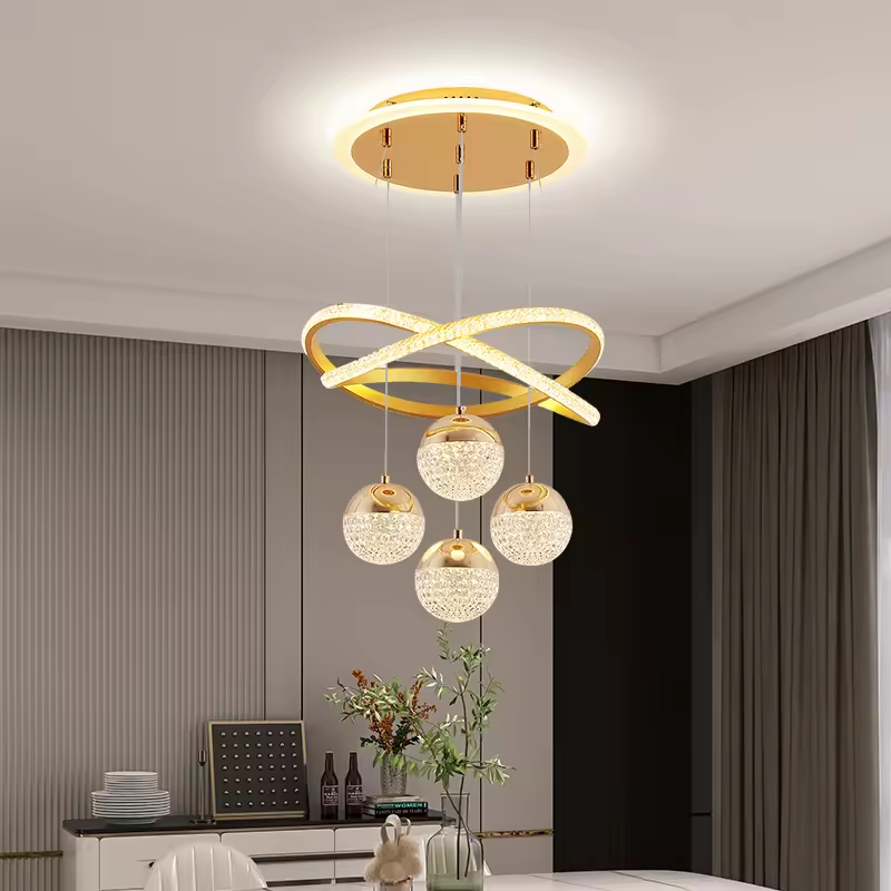 Creative Personality Fashion Light Luxury Modern Bedroom Hotel Chandelier