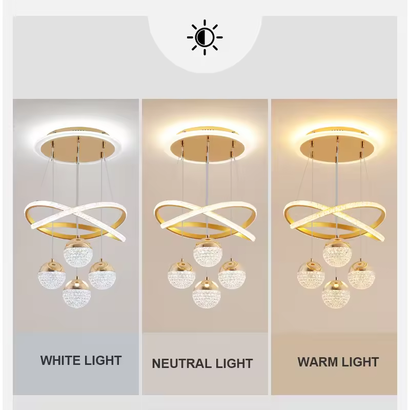 Creative Personality Fashion Light Luxury Modern Bedroom Hotel Chandelier