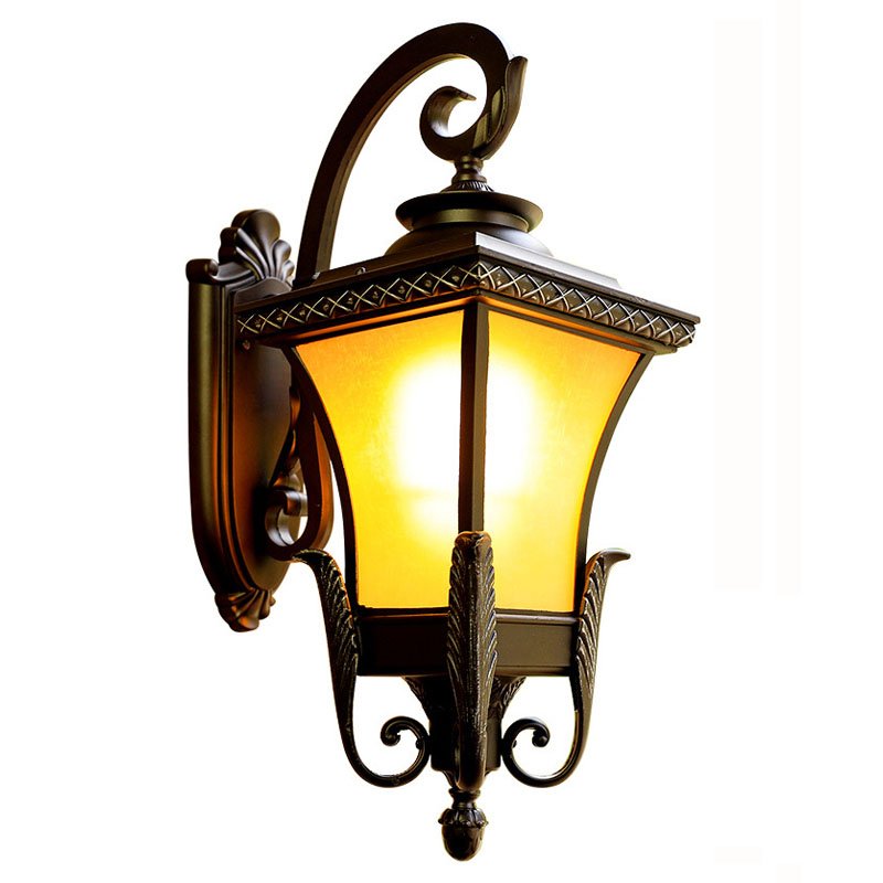 Garden Wall Lamp Decorative European Balcony Nordic Exterior Wall Lights Stadium Gyms Fence Landscape Wall Lamps