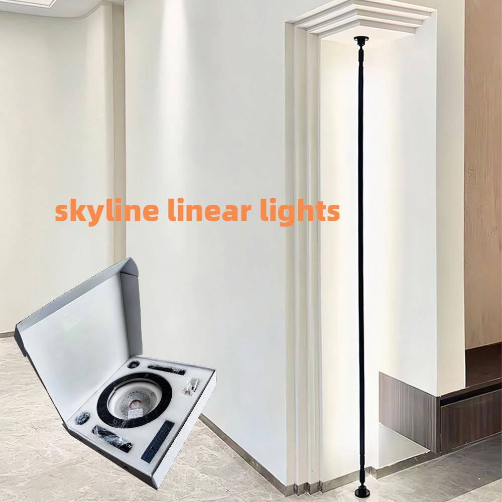 6M Creative Aluminum LED Strip Profile Skyline Linear Light Ceiling Wall Mounted Flexible DIY Installation Options