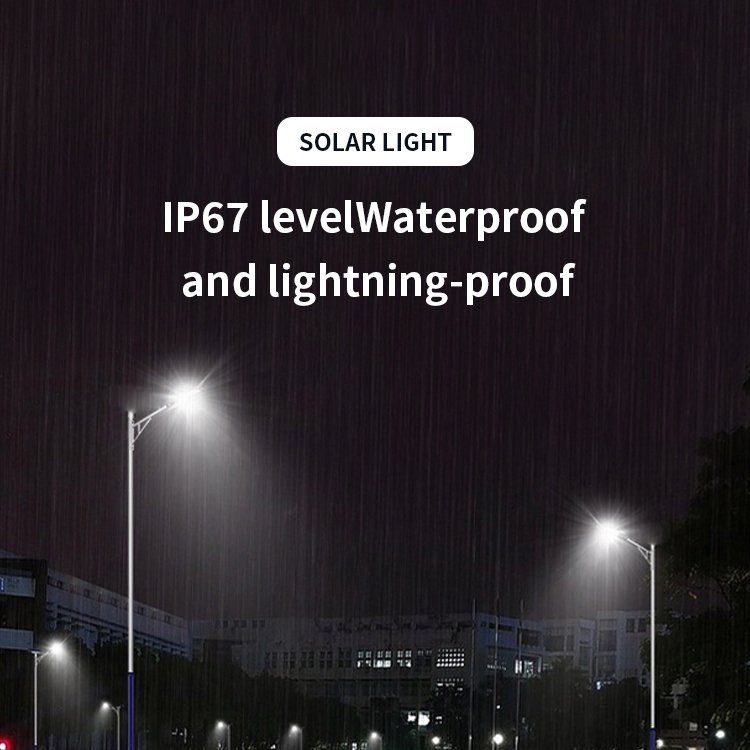 Aluminum All in One Streetlight Ip67 Waterproof Outdoor Integrated Lamp 1000W 400W 300W LED Solar Street Light