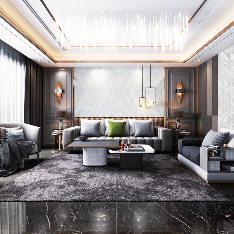 One-stop Solution Architecture Design Luxury Villa Home Decor 3d Rendering Modern Interior Design