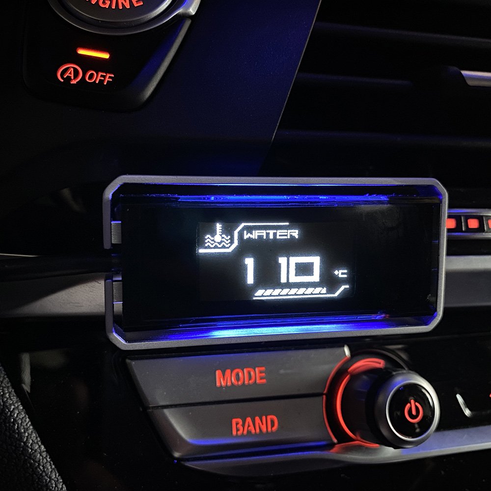Automotive Aftermarket Can Bus Obd2 Digital Meter Gauge Multi Functional Display