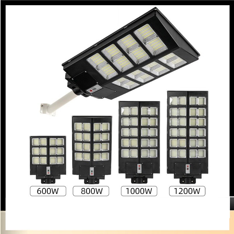1000W Solar Light Outdoor Wall Street Lamp Waterproof LED Lamp With Motion Sensor Lights Sunlight for Garden Yard