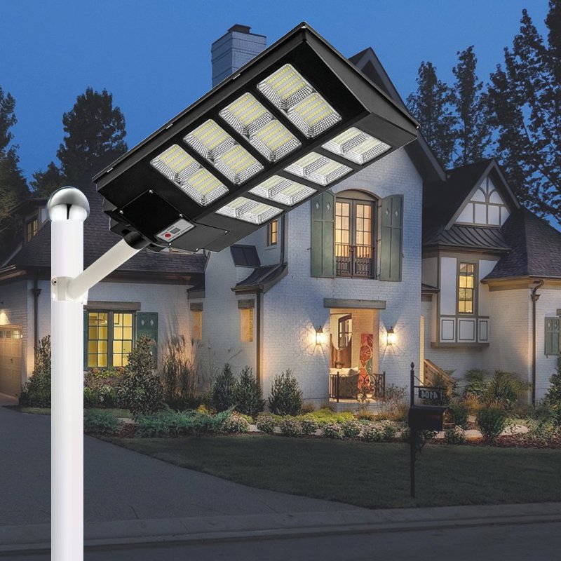 1000W Solar Light Outdoor Wall Street Lamp Waterproof LED Lamp With Motion Sensor Lights Sunlight for Garden Yard