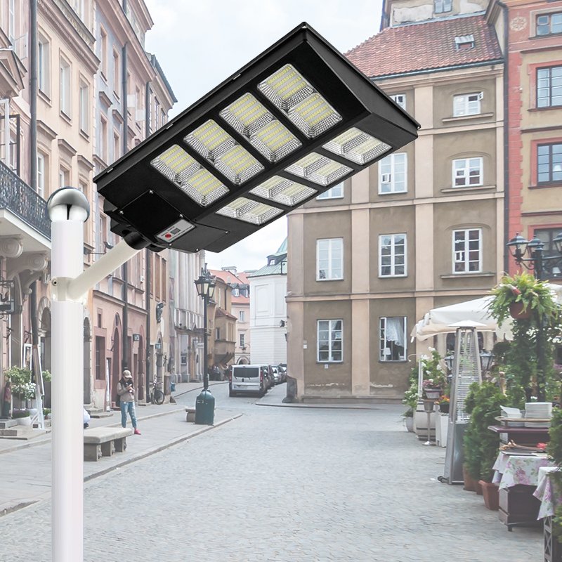 1000W Solar Light Outdoor Wall Street Lamp Waterproof LED Lamp With Motion Sensor Lights Sunlight for Garden Yard