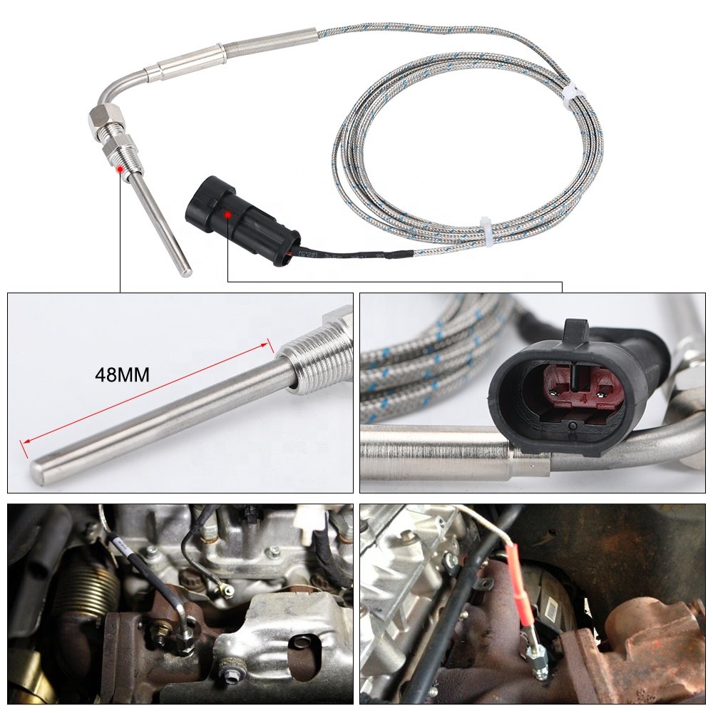 Car Exhaust Temp Gauge Exhaust Gas Meter Digital With Sensor EXT Temperature Meter Turbo for 4WD Hilux Patrol EGT PQY-TAG06-QY