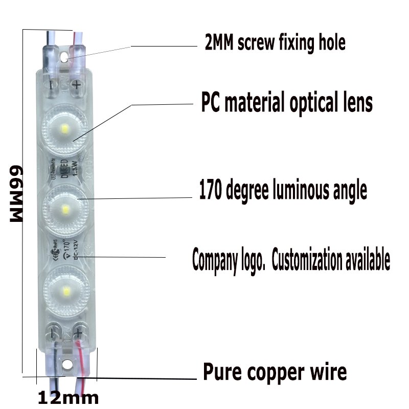 Factory Sale Waterproof DC 12v 1.5w 2835 5730 5054 Led Modules Signs Advertising Lightbox Channel Letters Module Led Light