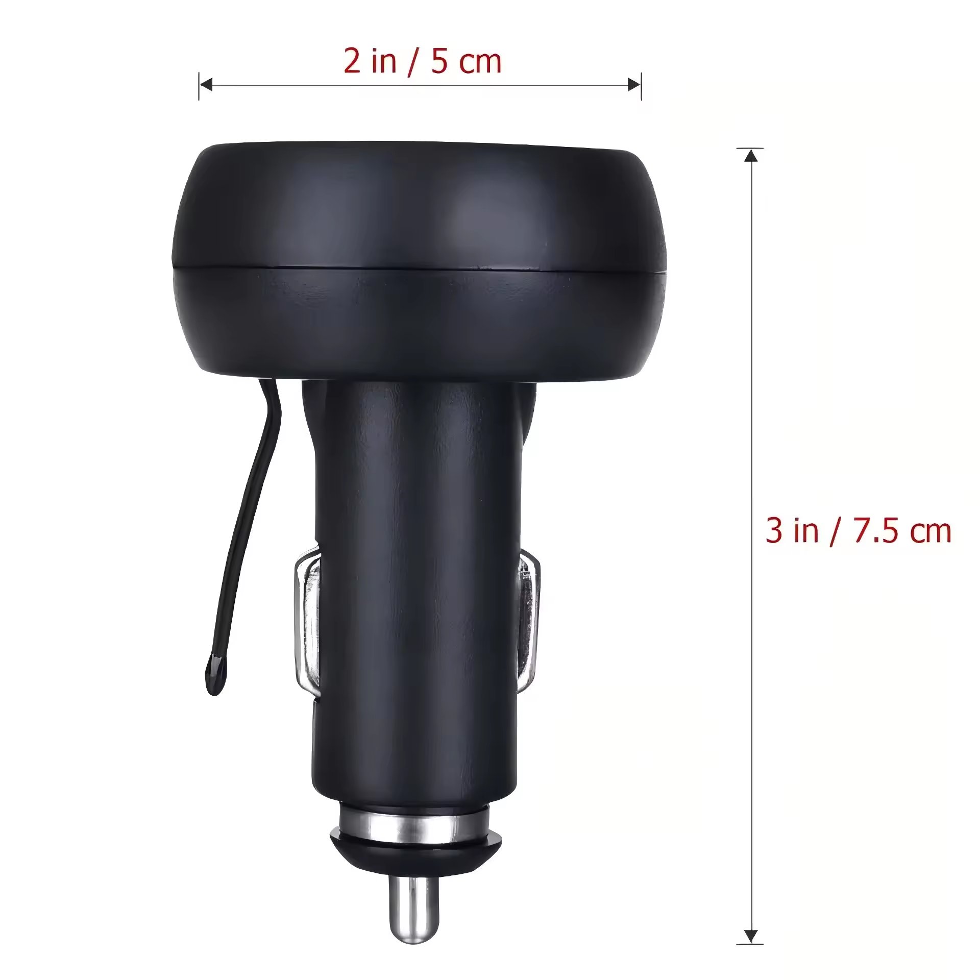 Universal 3 in 1 Triple Function 12V 24V Car Volt Meter Auto LED Digital Voltmeter Gauge USB Charger