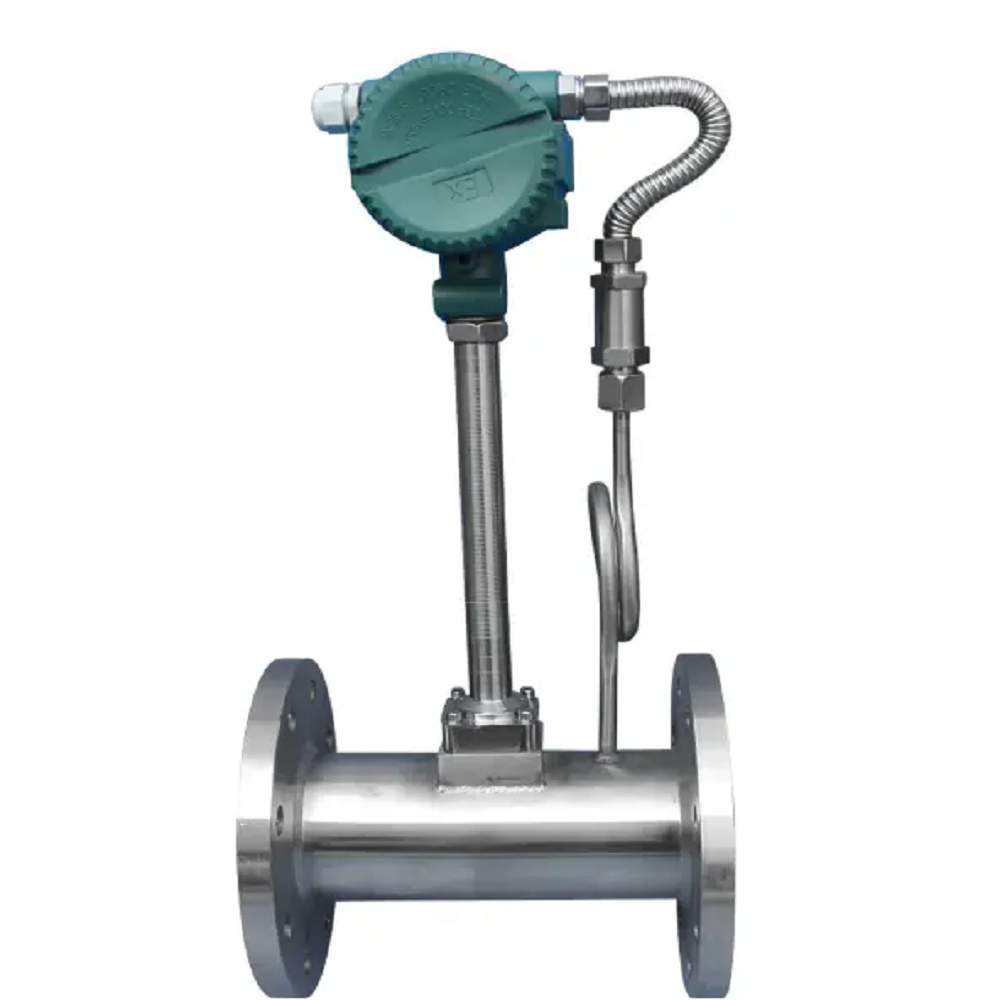 DN15 - DN300 Smart 24v Auto Steam Flange Connection Vortex Lpg Gas Flow Meter For Air Flow Meter Digit