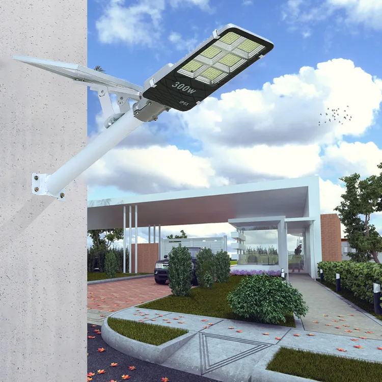 Saving Aluminum Smart Led Solar Street Light with Auto Dimming Solar Street Light Waterproof Split Solar Street Light