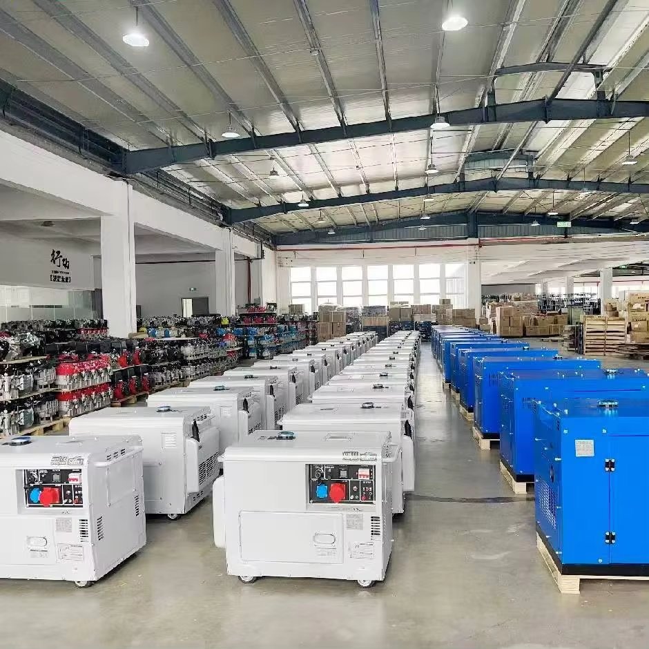 Factory Silent Portable Alternator Diesel Generators 3kva 5kva 8kva 10kva Soundproof 220V 380V 50/60HZ 230V 5kw 10kw ATS 240V