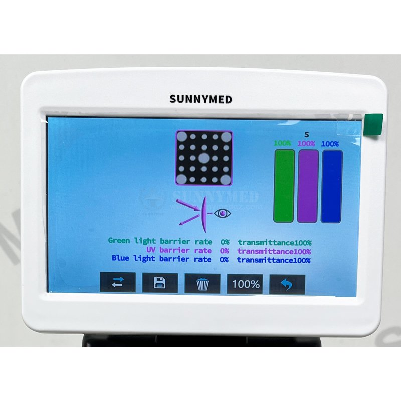 SY-V101 Optometry Equipment Automatic Focimeter Auto Lensmeter with LCD Touch Screen Portable Digital Lensmeter Auto Lens Meter