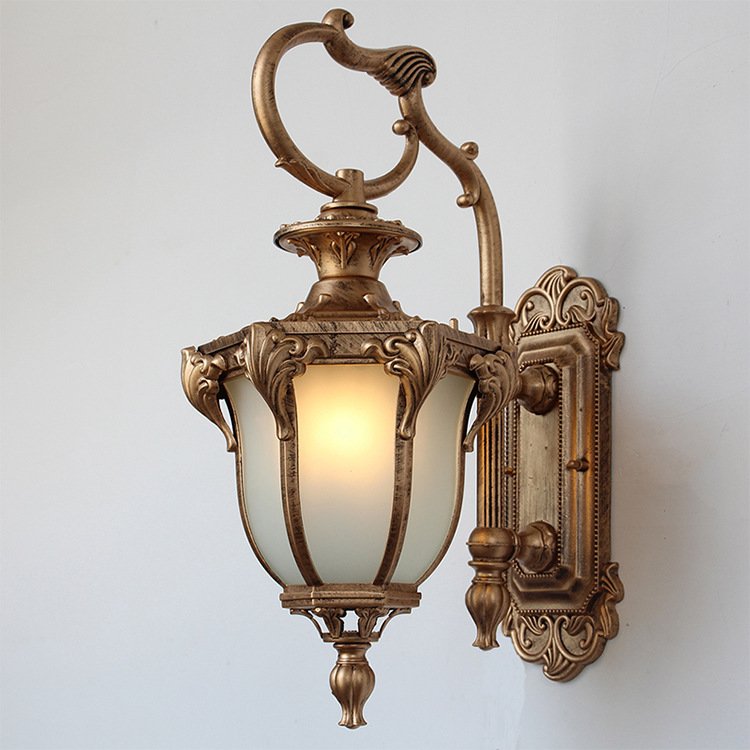 Garden Wall Light 1-Light Outdoor Indoor Wall Sconce Black Rectangular Frame and clear Glass Shade Decorative Wall Lamp
