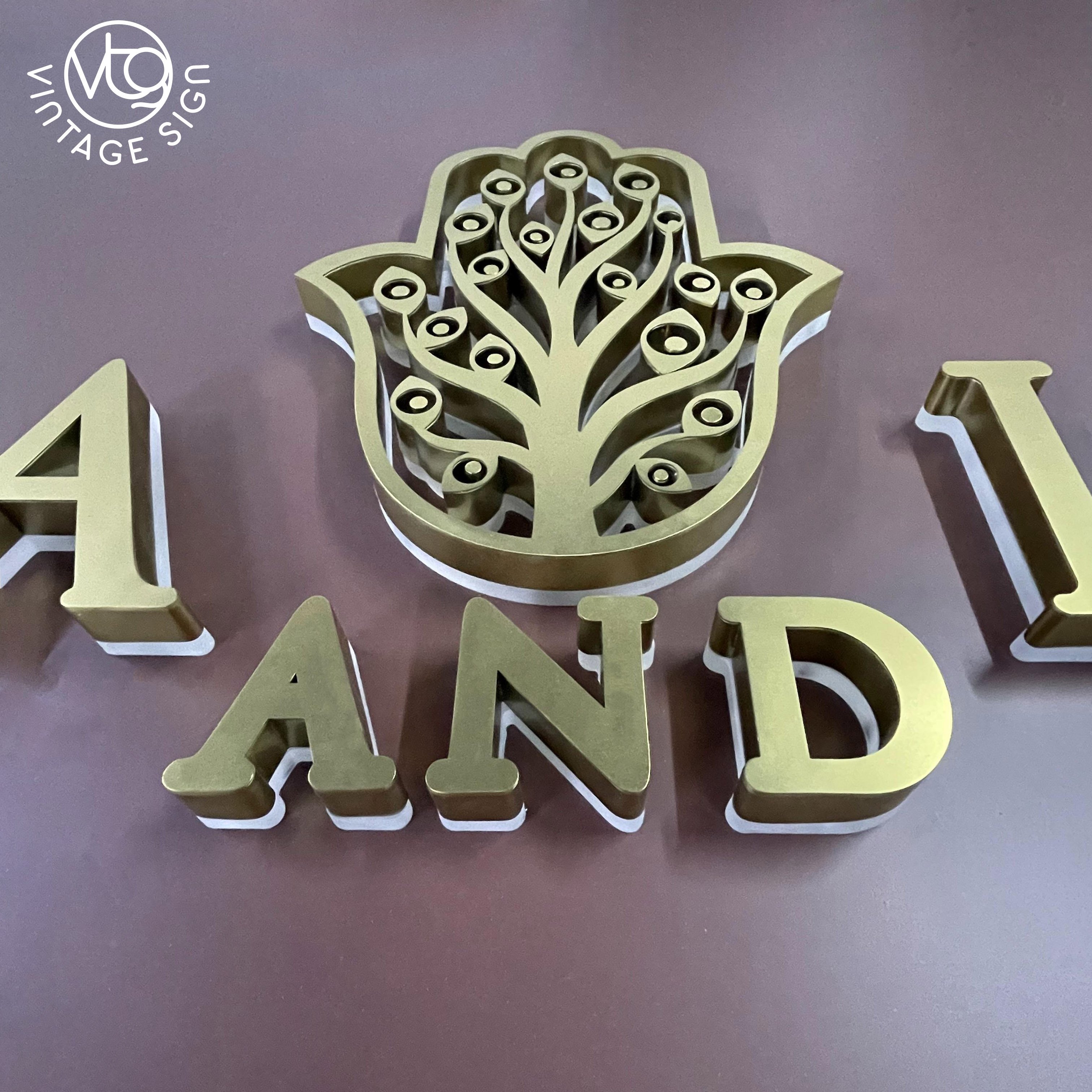 Business Office Back Light Metal Signage Board Open Led Backlit Acrylic Signs With Factory Prices