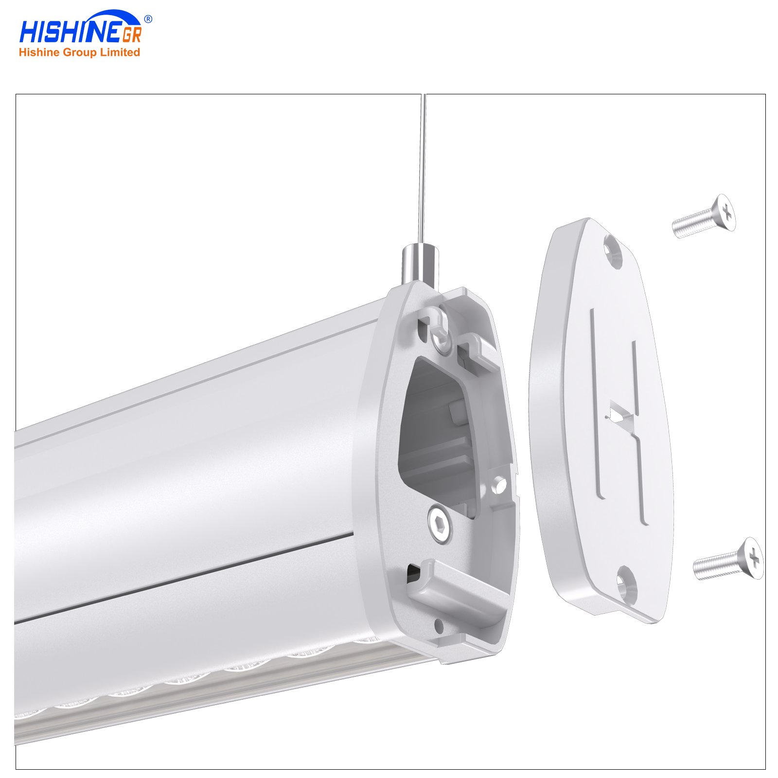 Hishine LED Linear High Bay Light S3 Industrial Motion Sensor High Quality Warehouse Lighting Wide Beam Angle Dimmable