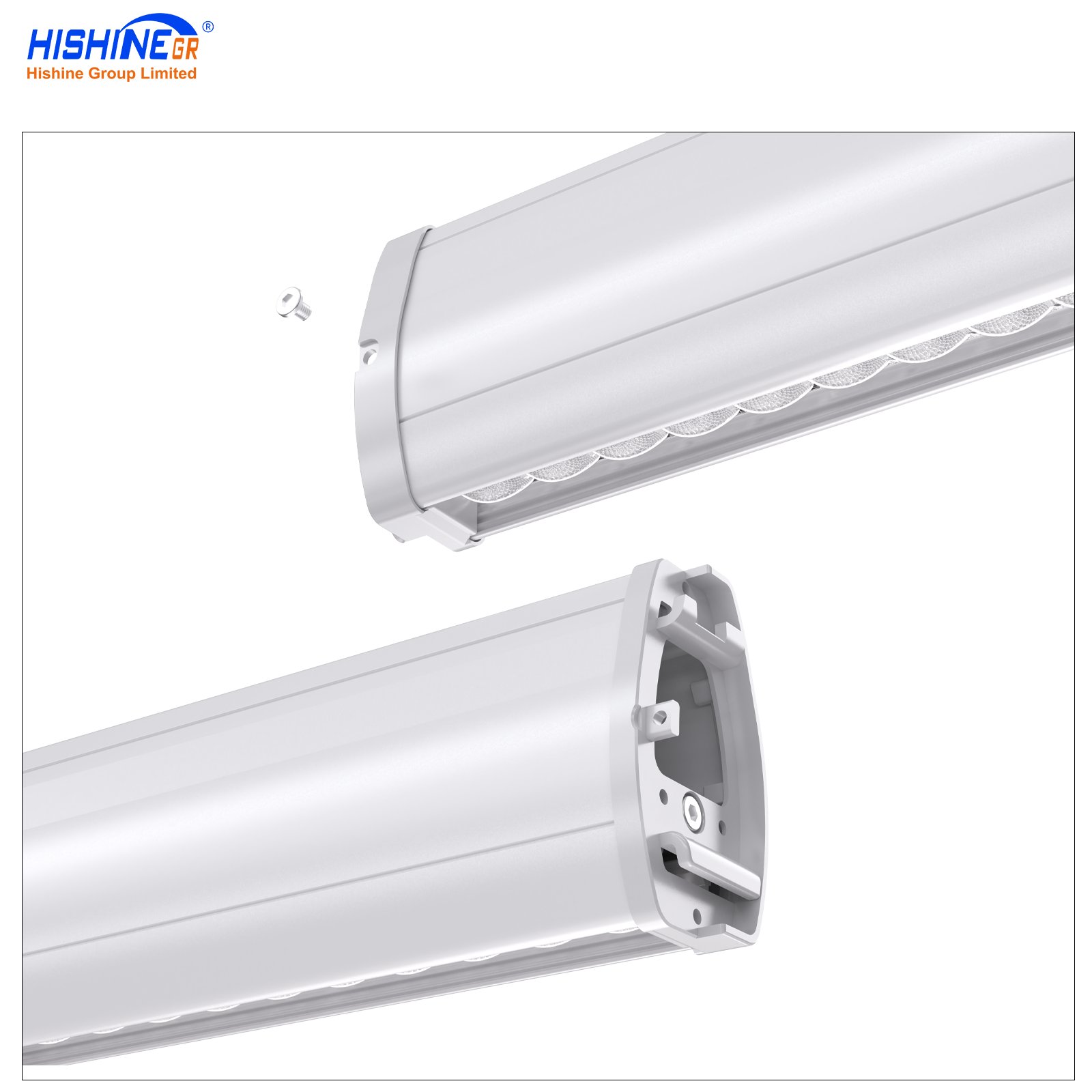 Hishine LED Linear High Bay Light S3 Industrial Motion Sensor High Quality Warehouse Lighting Wide Beam Angle Dimmable