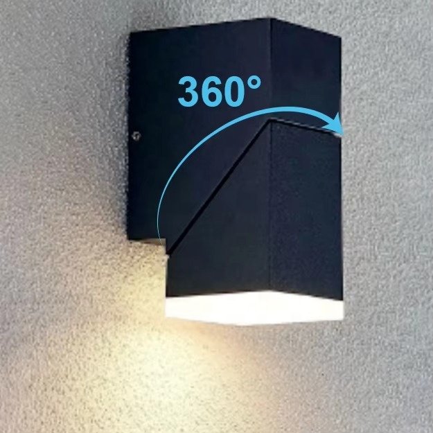 Modern 360 ° Rotatable Wall Lamp Outdoor Water Proof IP65 Corridor Light Outdoor Decorative Modern Led Wall Lamp Outdoor