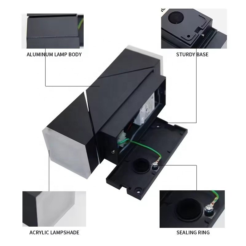 Modern 360 ° Rotatable Wall Lamp Outdoor Water Proof IP65 Corridor Light Outdoor Decorative Modern Led Wall Lamp Outdoor