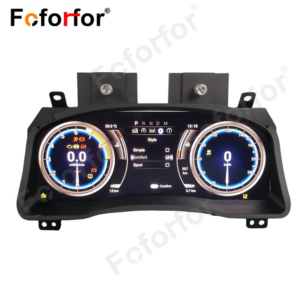 LCD Digital Cluster for Toyota Prado 2004-2009 Virtual Cockpit Speed Meter Dashboard Instrument