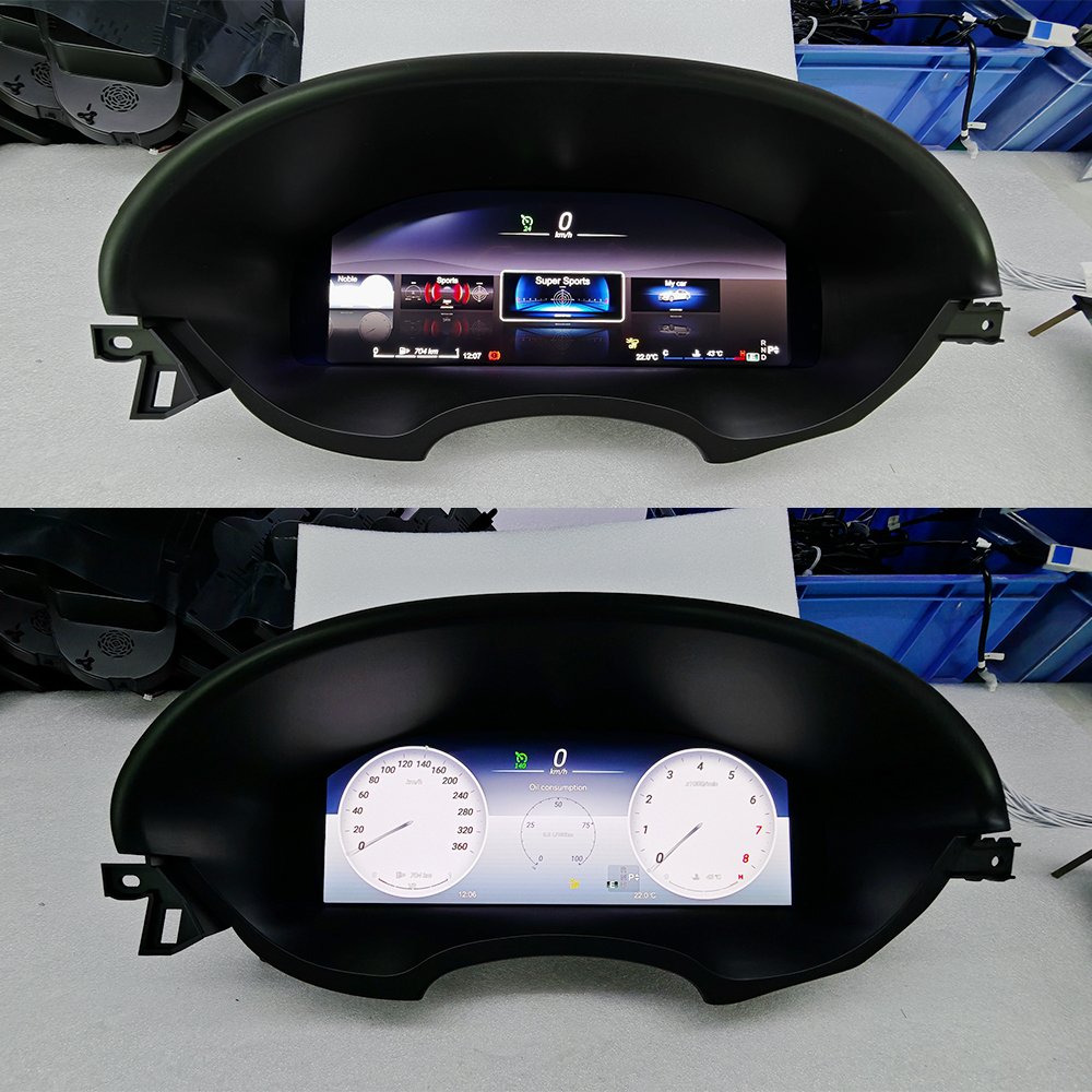 Car Digital Cluster Odometer for Mercedes Benz CLS W218 2012-2017 Virtual Cockpit Speed Meter Screen Media Player Auto Dashboard