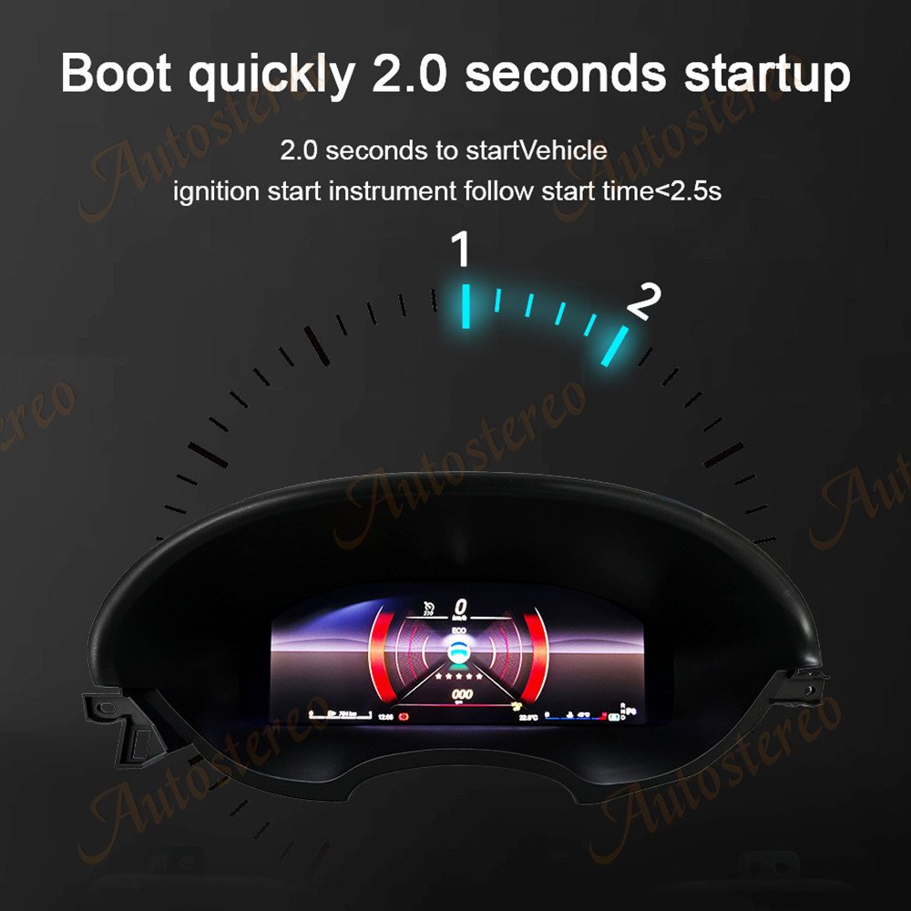 Car Digital Cluster Odometer for Mercedes Benz CLS W218 2012-2017 Virtual Cockpit Speed Meter Screen Media Player Auto Dashboard