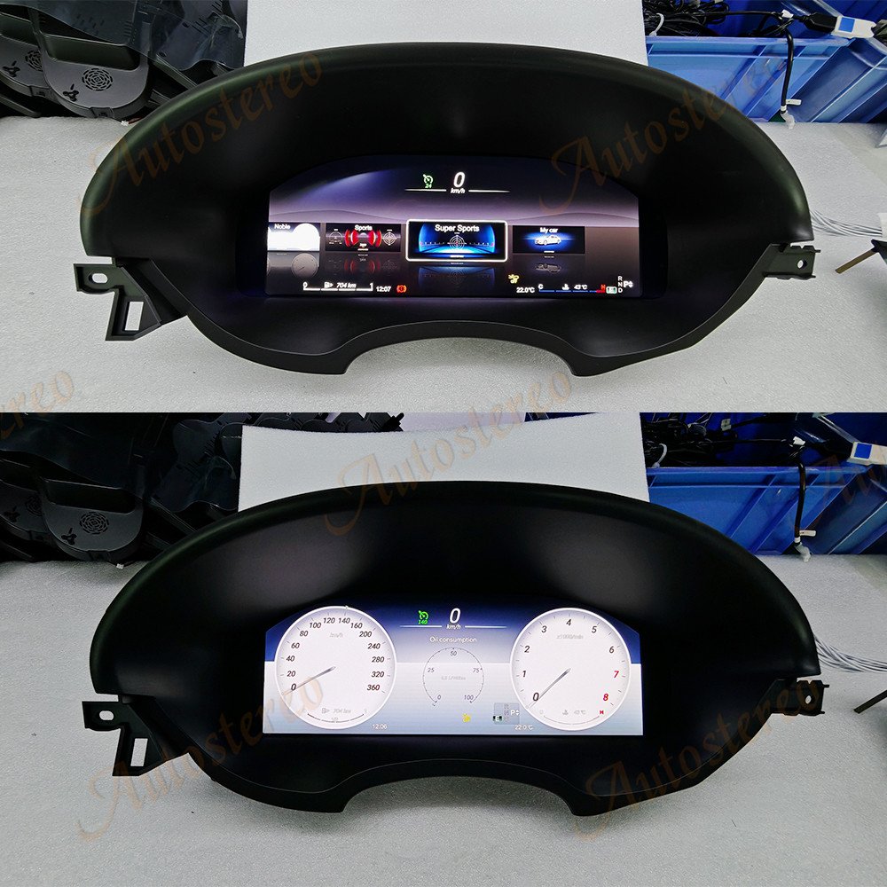Car Digital Cluster Odometer for Mercedes Benz CLS W218 2012-2017 Virtual Cockpit Speed Meter Screen Media Player Auto Dashboard