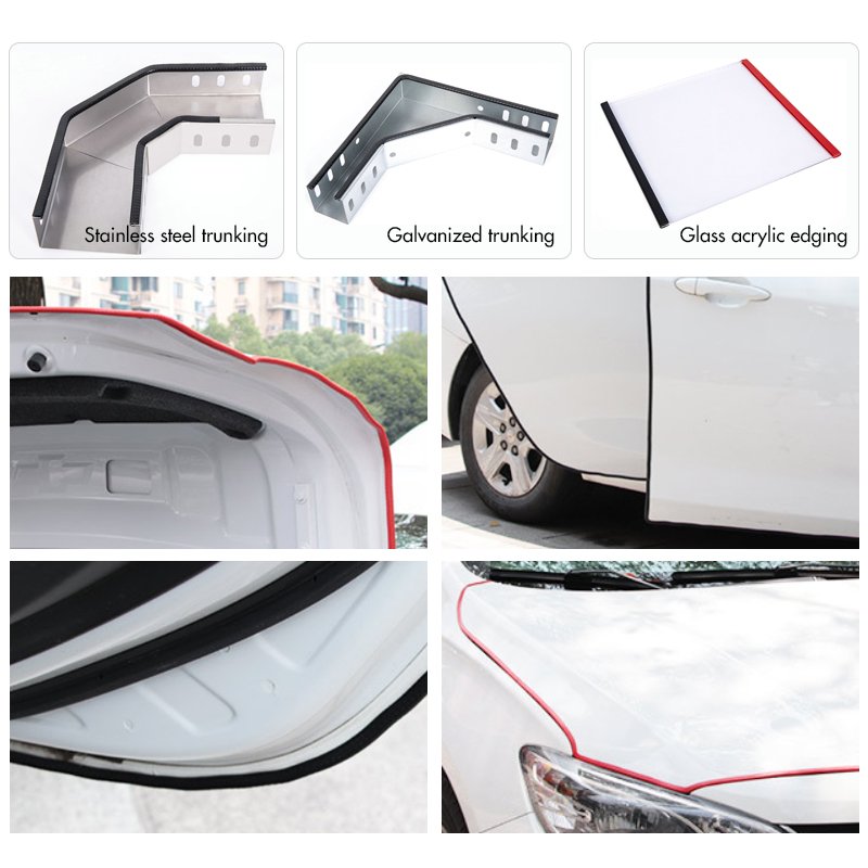 Universal Car Door 1M 5M U Type Edge Guards Trim Moulding protection Strip Car Vehicle Scratch Protector Strip