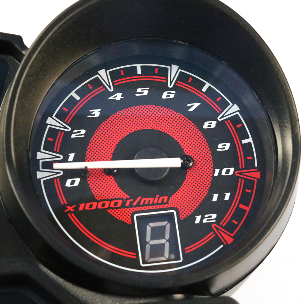 TERFU Motorcycle Tachometer Speedometer Odometer Meter Gauge Moto Tach Instrument for YAMAHA YBR125 JYM125