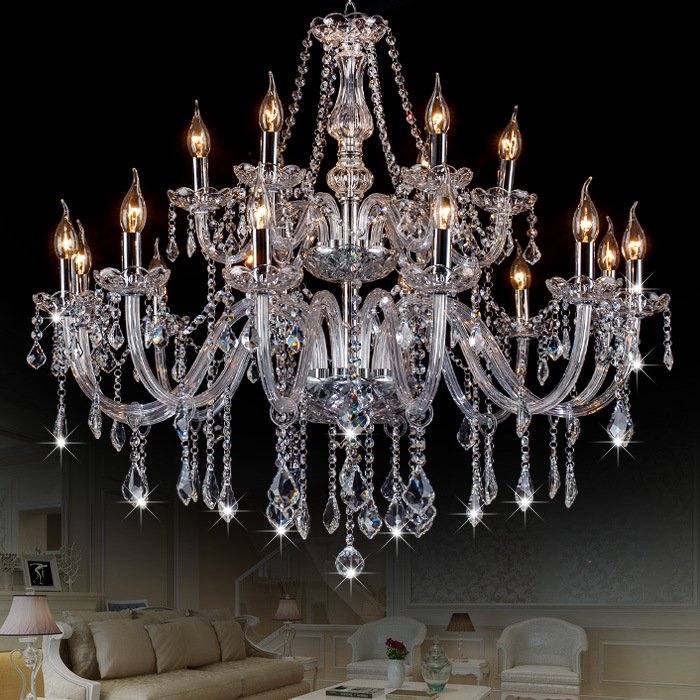 Hot Selling Promotional Crystal Chandelier Wholesale Gold Color K9 Crystal Lamp for Wedding Event
