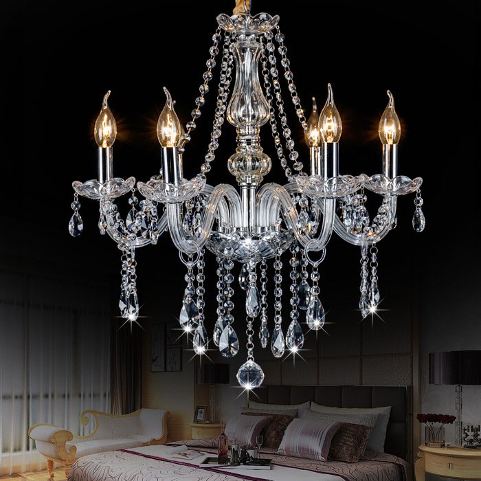 Hot Selling Promotional Crystal Chandelier Wholesale Gold Color K9 Crystal Lamp for Wedding Event