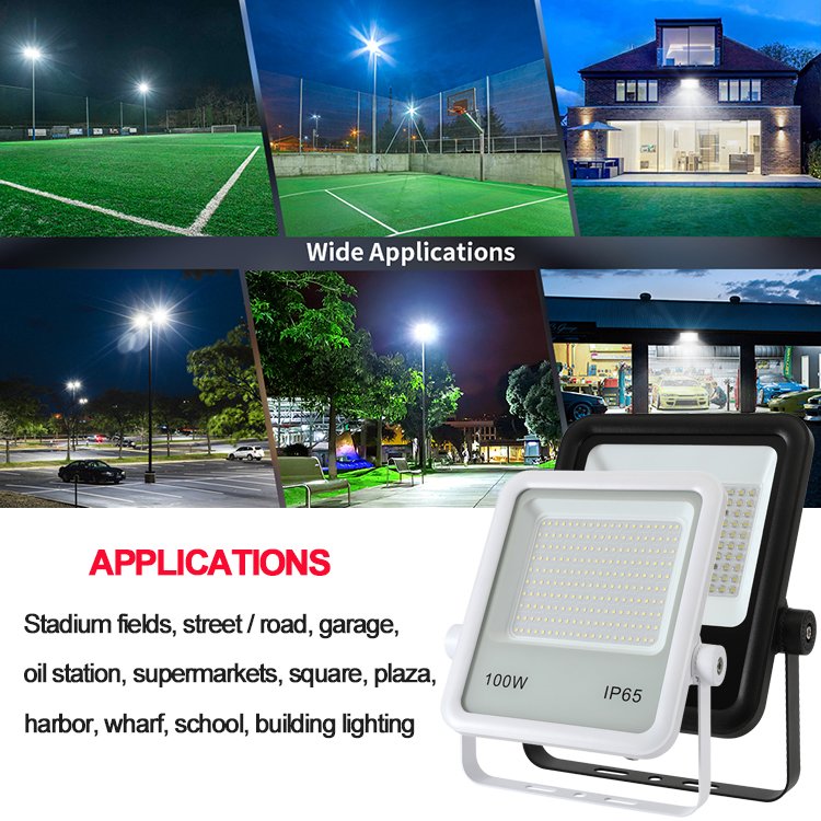 High Pole Spot Light Football Sport Stadium Waterproof Floodlights 30w 50w 100W 200W 300W Led Outdoor Light Surface Mounting