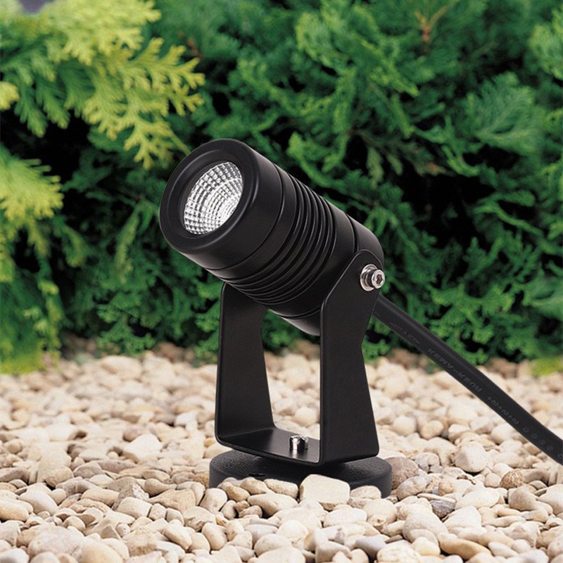 Led Floodlight High End IP67 5W DC 12/24V Low Voltage Outdoor for Garden for Villa Yard Landscape LED Stake Light Floodlight